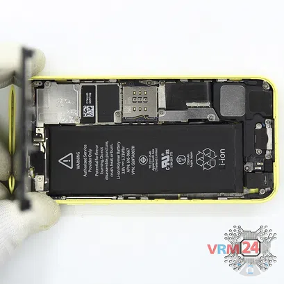 Как разобрать Apple iPhone 5C, Шаг 3/2