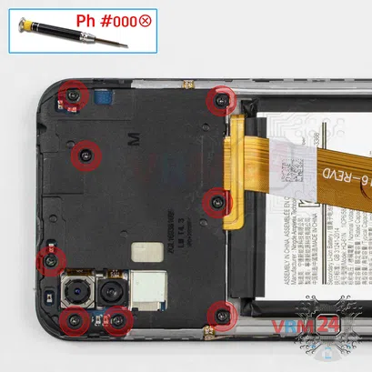 How to disassemble Samsung Galaxy M01 SM-M015, Step 4/1