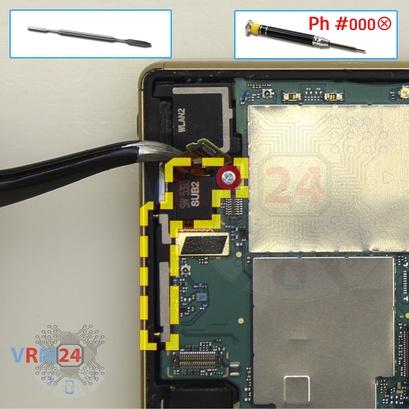 Como desmontar Sony Xperia Z5, Passo 14/1