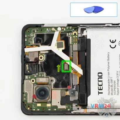 Как разобрать Tecno Pova 6, Шаг 8/1