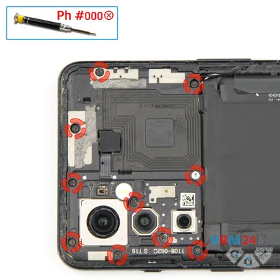 How to disassemble OnePlus 9RT 5G, Step 4/1