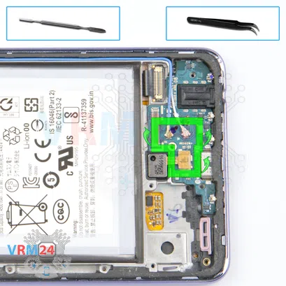 Como desmontar Samsung Galaxy A52 SM-A525 por si mesmo, Passo 11/1