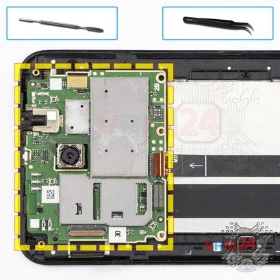 How to disassemble Asus ZenFone Go ZB552KL, Step 10/1