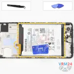 How to disassemble Samsung Galaxy M55 SM-M556, Step 15/1