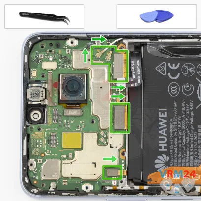 Cómo desmontar Huawei Nova 13i, Paso 16/1