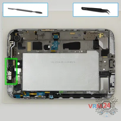 Cómo desmontar Samsung Galaxy Note 8.0'' GT-N5100, Paso 14/1