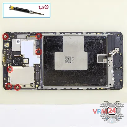 How to disassemble One Plus 3 A3003, Step 10/1