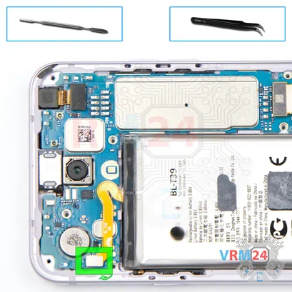 How to disassemble LG Q7 Q610, Step 6/1