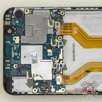 Cómo desmontar Asus ZenFone Max Pro ZB602KL, Paso 15/2