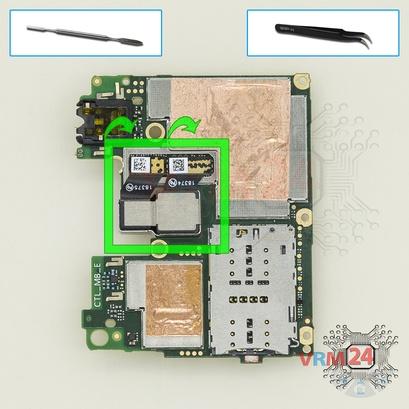 How to disassemble Nokia 7.1 TA-1095, Step 16/1