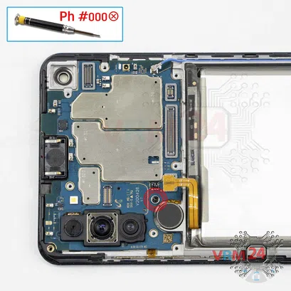 How to disassemble Samsung Galaxy A21s SM-A217, Step 13/1