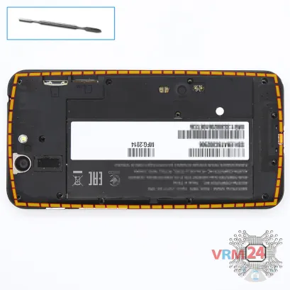 Cómo desmontar Asus PadFone S PF500KL, Paso 3/1