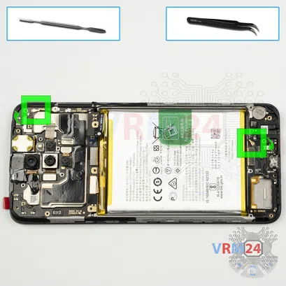 How to disassemble Oppo A5 (2020), Step 11/1