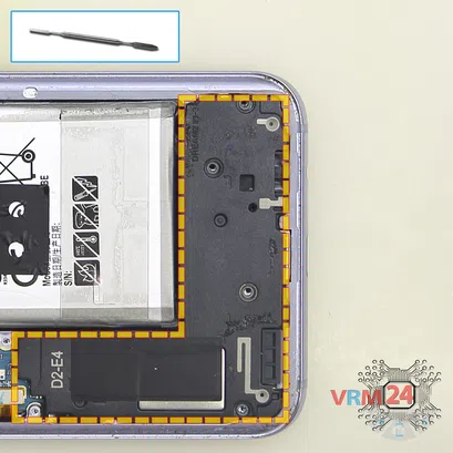 Как разобрать Samsung Galaxy S8 Plus SM-G955, Шаг 6/1