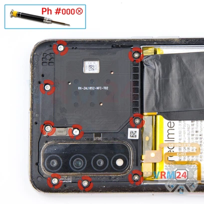 How to disassemble Realme Narzo 30, Step 5/1