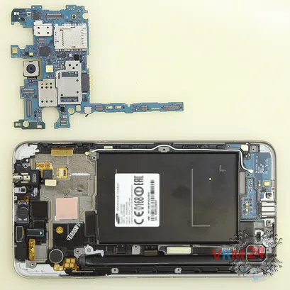 Cómo desmontar Samsung Galaxy Note 3 Neo SM-N7505, Paso 7/2