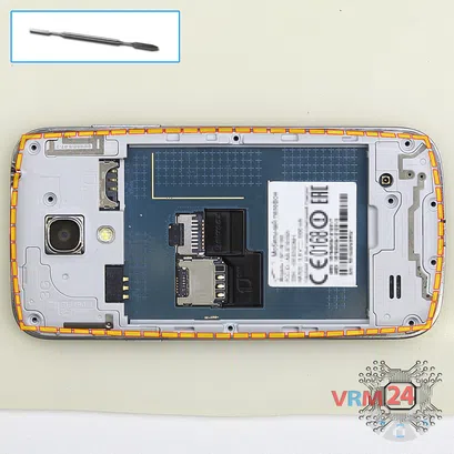 Как разобрать Samsung Galaxy S4 Mini Duos GT-I9192, Шаг 4/1