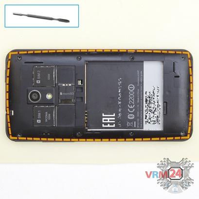 How to disassemble HTC Desire 700, Step 4/1