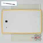 How to disassemble Samsung Galaxy Tab E 9.6'' SM-T561, Step 1/1