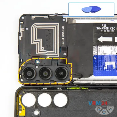 How to disassemble Samsung Galaxy A16 SM-A166, Step 4/1