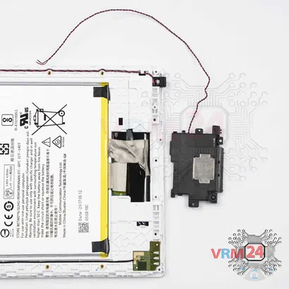 How to disassemble Lenovo Tab 4 TB-8504X, Step 16/2