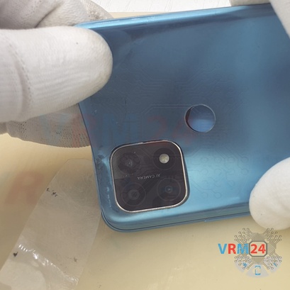 How to disassemble Oppo A15s, Step 3/4