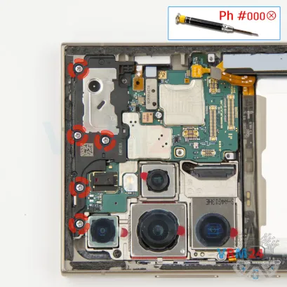 How to disassemble Samsung Galaxy S24 Ultra SM-S928, Step 13/1