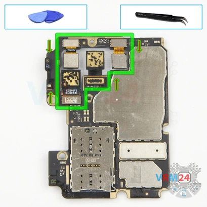 How to disassemble ZTE Blade V20 Smart, Step 17/1
