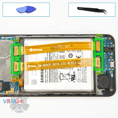 How to disassemble Samsung Galaxy M30s SM-M307, Step 10/1