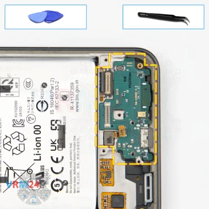 How to disassemble Samsung Galaxy A36 SM-A366, Step 12/1