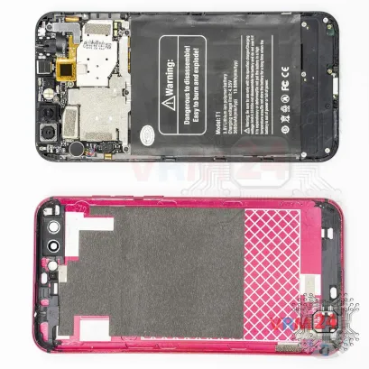 How to disassemble uleFone T1, Step 3/2