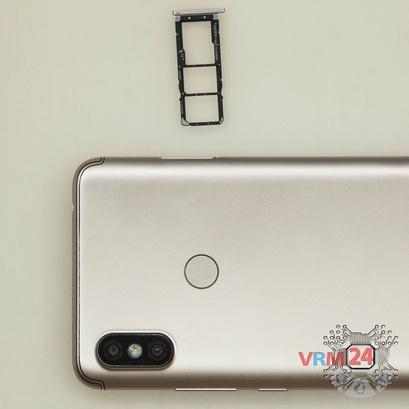 How to disassemble Xiaomi Redmi S2, Step 1/2