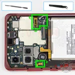 Cómo desmontar Samsung Galaxy Note 10 Lite SM-N770, Paso 12/1