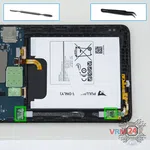 How to disassemble Samsung Galaxy Tab A 7.0'' SM-T280, Step 3/1