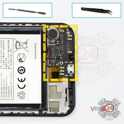 How to disassemble Alcatel 1S 5024D, Step 13/1