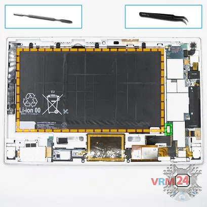 How to disassemble Sony Xperia Tablet Z, Step 4/1