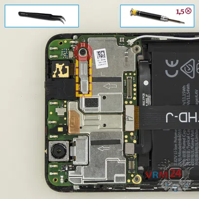 How to disassemble Huawei Nova, Step 16/1