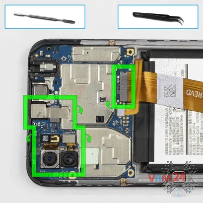 How to disassemble Samsung Galaxy M01 SM-M015, Step 12/1