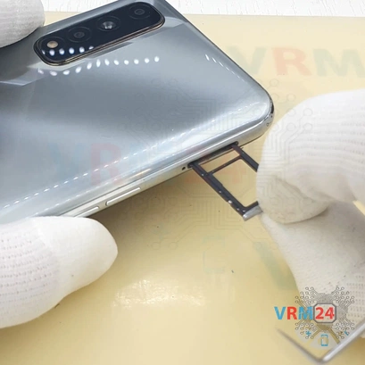 How to disassemble Realme Narzo 30, Step 2/4
