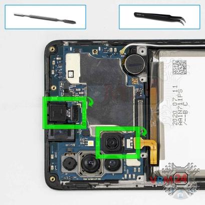 Cómo desmontar Samsung Galaxy A71 SM-A715, Paso 9/1
