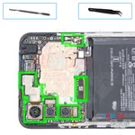 Como desmontar Xiaomi Redmi Note 10 5G por si mesmo, Passo 13/1