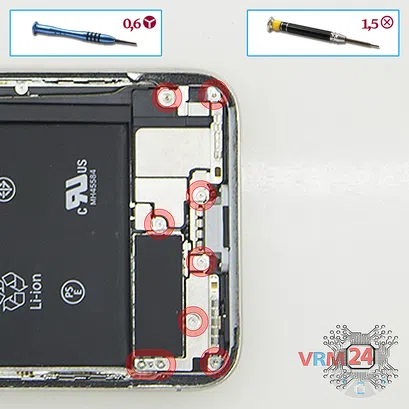 How to disassemble Apple iPhone X, Step 9/1