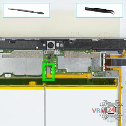 How to disassemble Huawei MediaPad M3 Lite 10'', Step 6/1