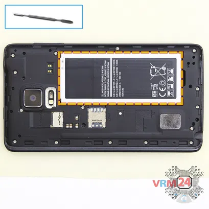 How to disassemble Samsung Galaxy Note Edge SM-N915, Step 2/1