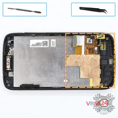 How to disassemble HTC Desire A8181, Step 11/1