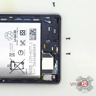 How to disassemble Sony Xperia X, Step 4/2