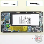 How to disassemble Samsung Galaxy S6 Edge Plus SM-G928, Step 6/1