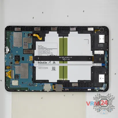 Cómo desmontar Samsung Galaxy Tab A 10.1'' (2016) SM-T585, Paso 4/2