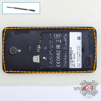 How to disassemble Asus ZenFone C ZC451CG, Step 4/1