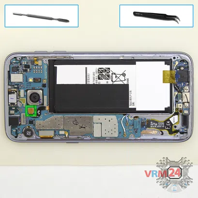 Cómo desmontar Samsung Galaxy S7 Edge SM-G935, Paso 7/1